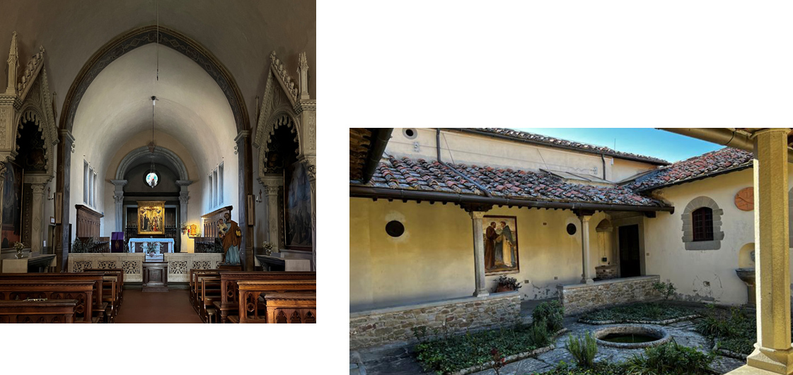 Fiesole-Kirche-Innenhof-San-Francesco