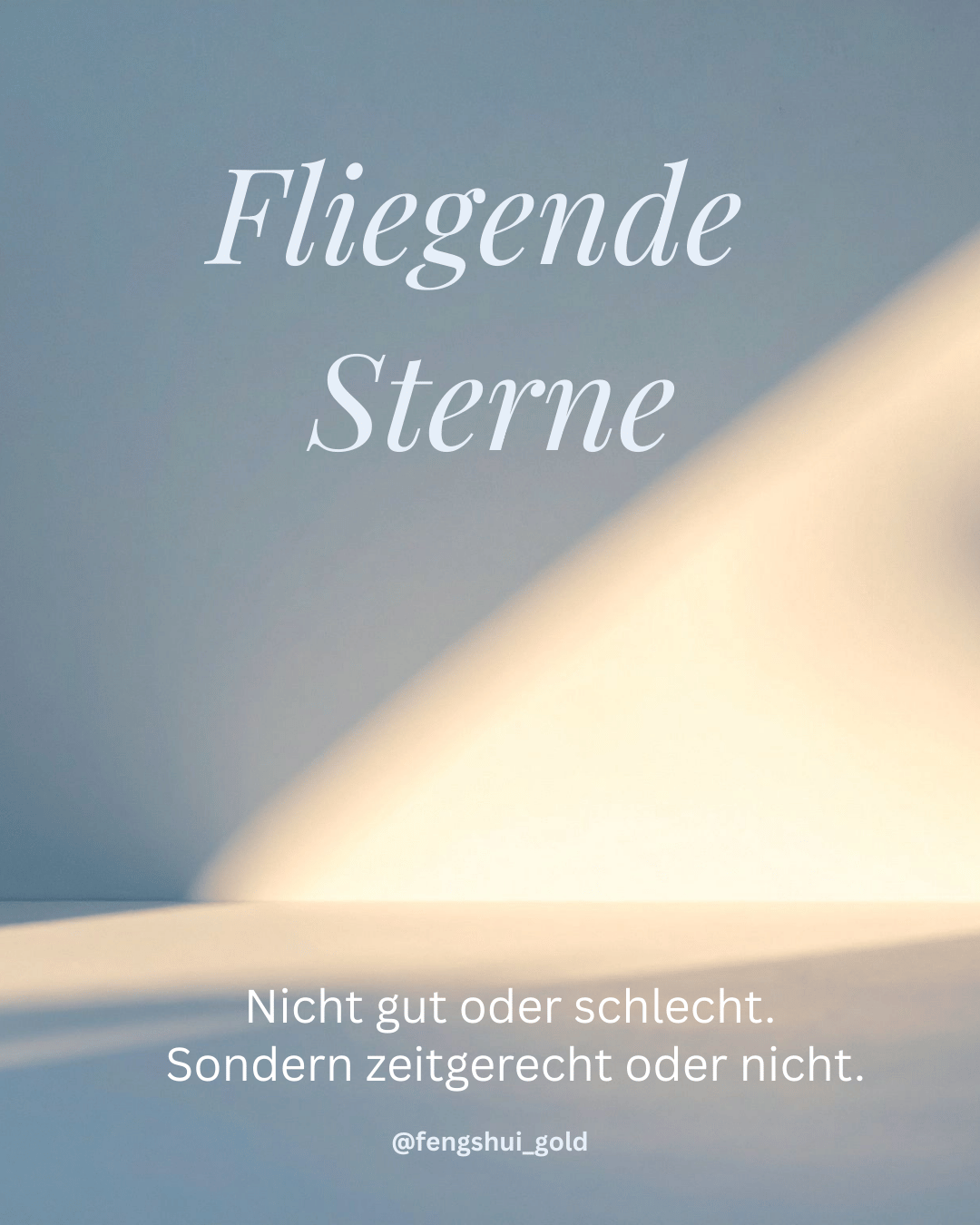 Fliegende Sterne im Feng Shui